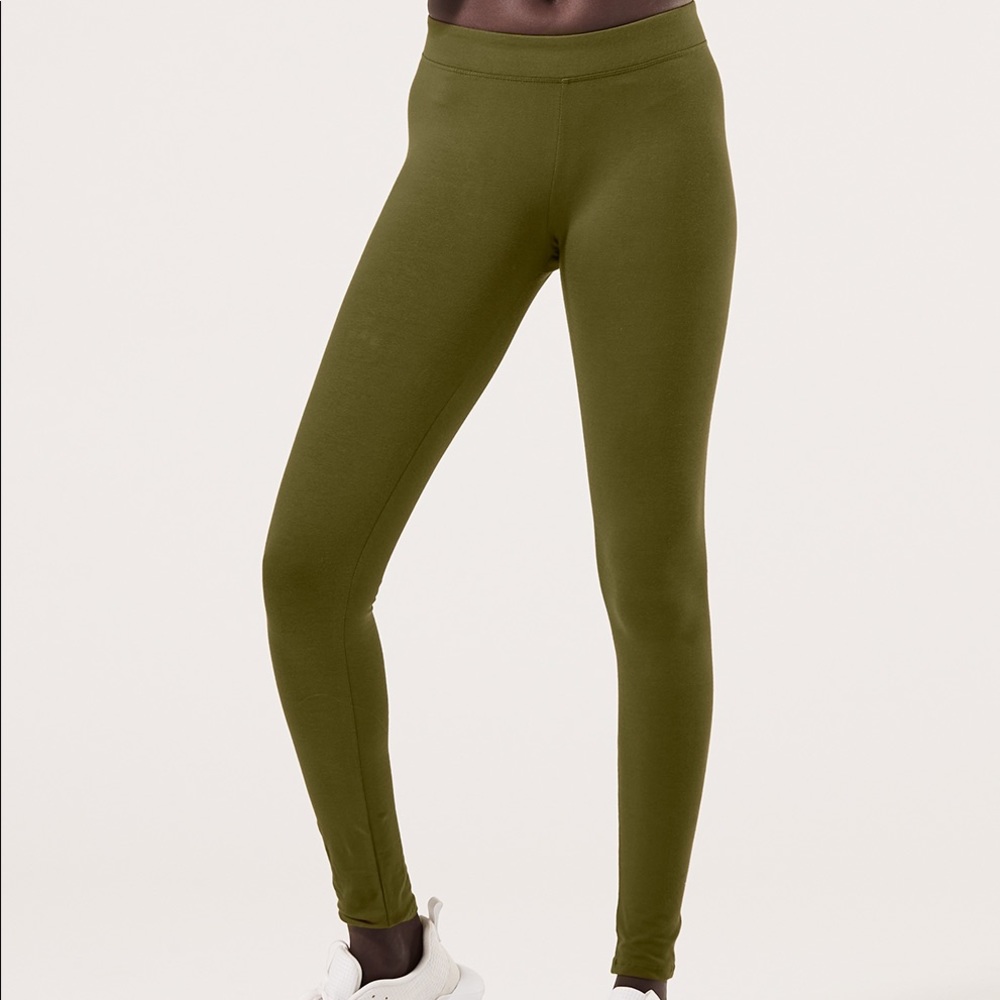 Olive Green Pact Organic Legging